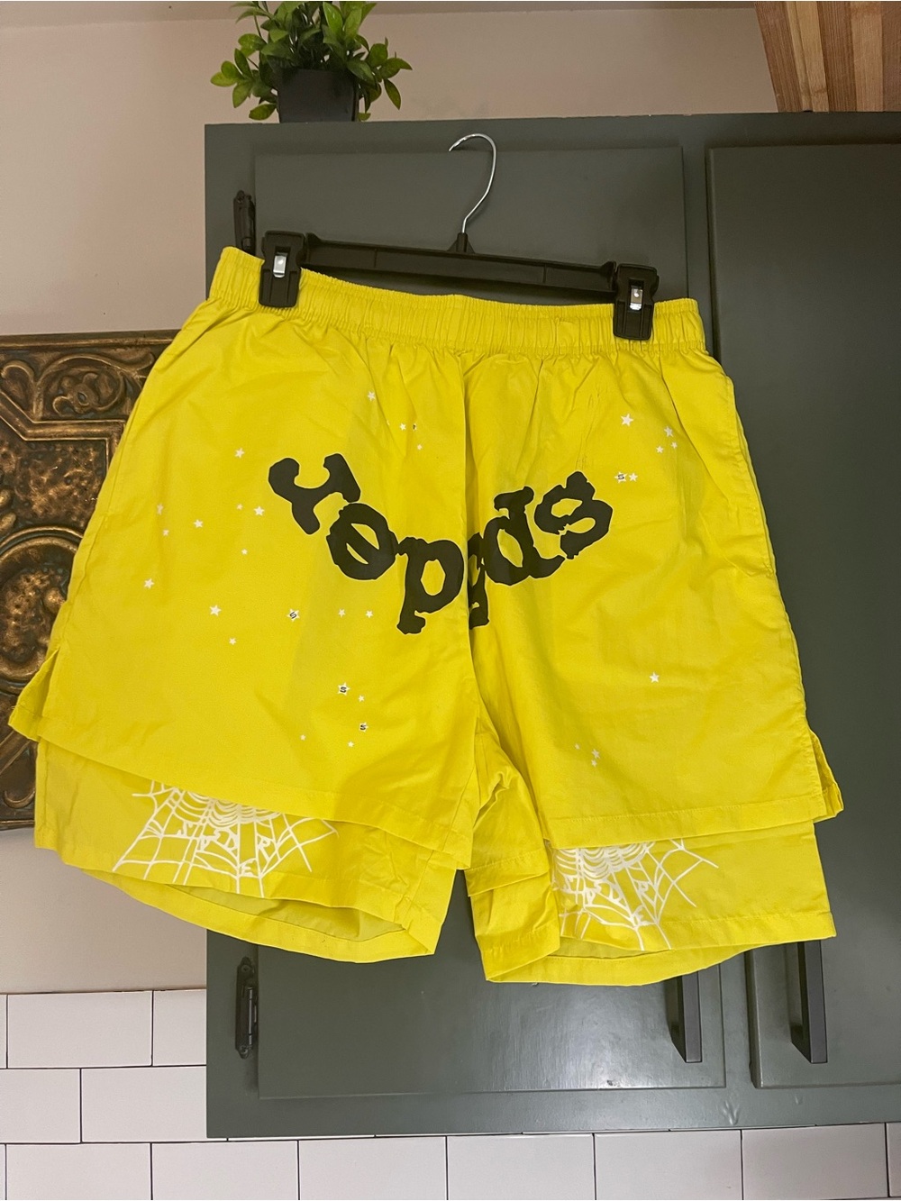 Men’s Graphic Design Shorts Size XL.